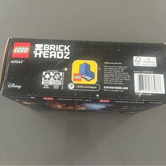 LEGO BrickHeadz Obi‑Wan Kenobi & Darth Vader 40547 – New Sealed - Picture 4 of 5